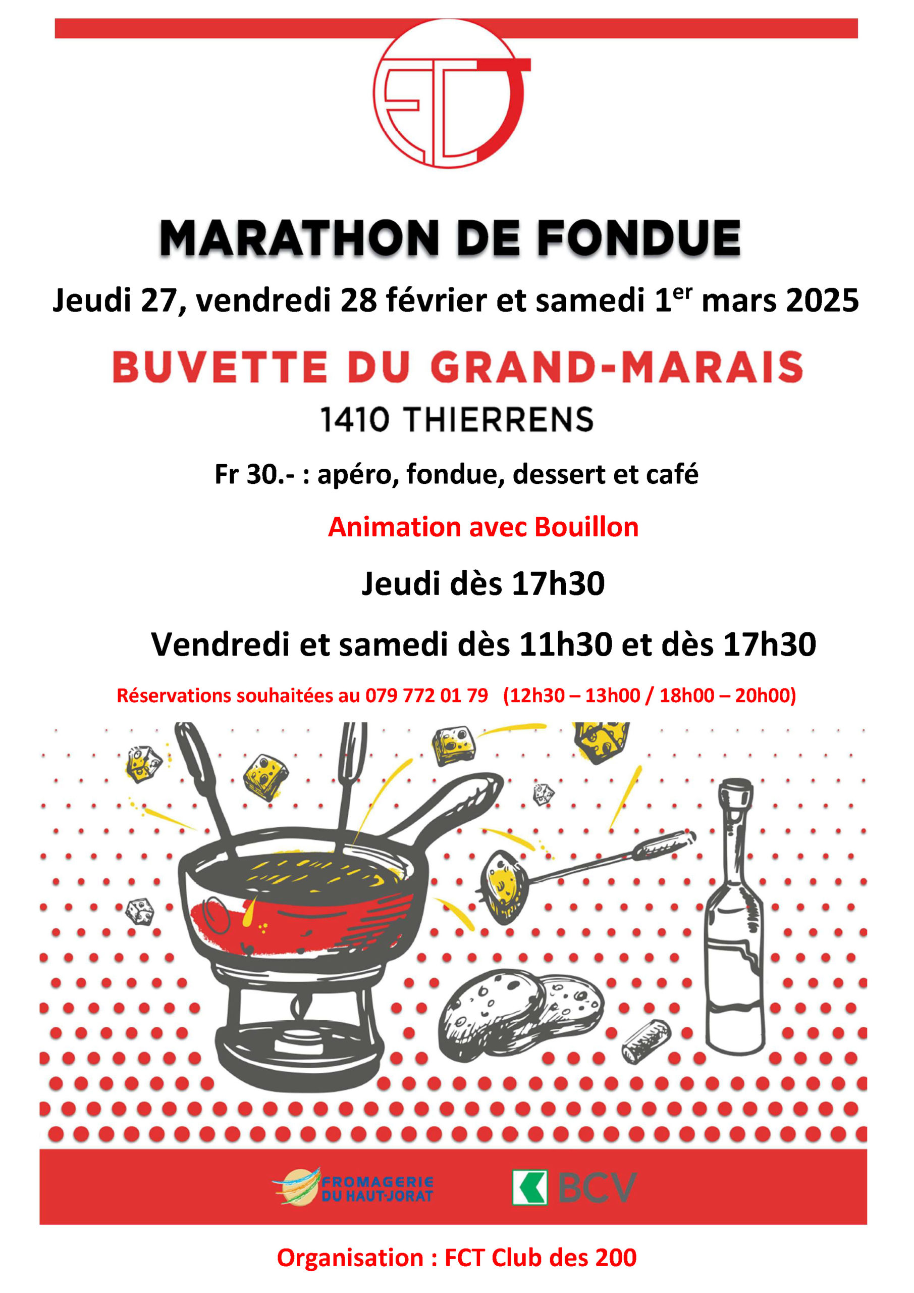 Flyer 2025 Marathon fondue